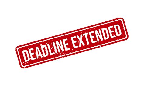 Deadline Extended Grunge Stamp Graphic By Mahmudul Hassan · Creative