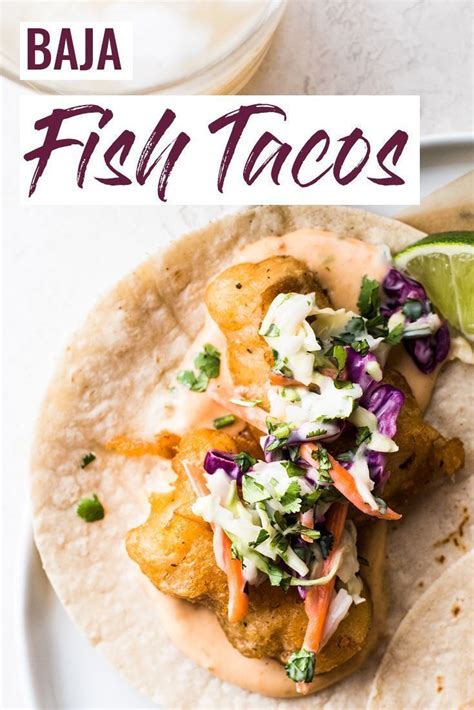 Baja Fish Tacos Isabel Eats Easy Mexican Recipes Recipe Baja