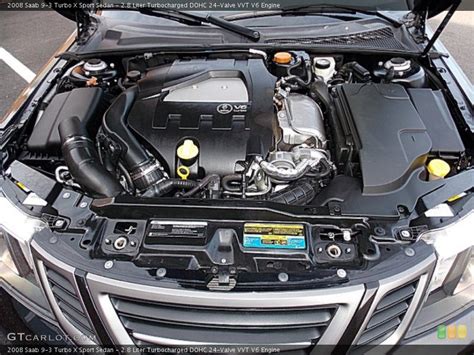 28 Liter Turbocharged Dohc 24 Valve Vvt V6 Engine For The 2008 Saab 9