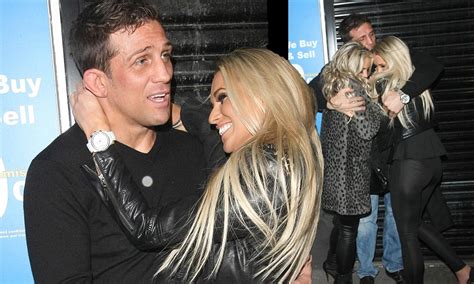 Alex Reid Gets His Face Licked And Cuddles Up To Two Bottle Blonde