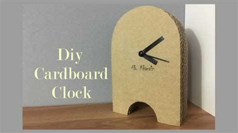 How To Make Designer Watches Out Of Cardboard Diy Cardboard Clock
