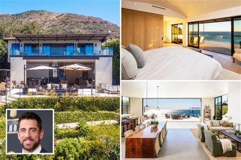 Inside Aaron Rodgers Luxury 28m Malibu Villa He Purchased With Ex