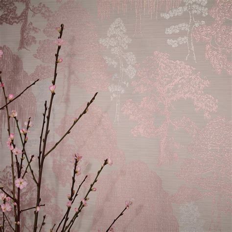 A collection of the top 43 basic iphone wallpapers and backgrounds available for download for free. Arthouse Meili Trees Rose Gold Wallpaper - Eastern Alchemy ...