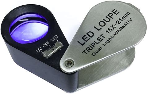 Uvled Triplet Loupe 15x21mm Ktl7802 Khush Enterprises