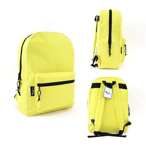 Wholesale 15 Backpacks Basic Style 4 Colors