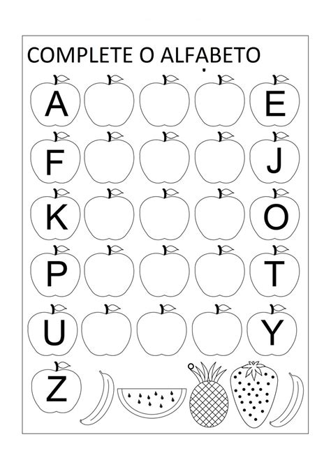 Atividade Complete O Alfabeto Para Imprimir Com Linhas Pesquisa Images