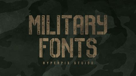 Military Fonts Wisdomwest