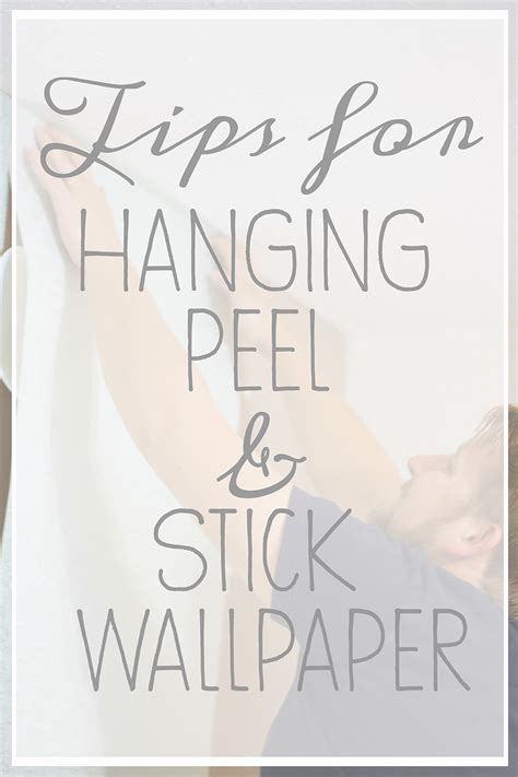 Tips For Hanging Peel And Stick Wallpaper Less Than