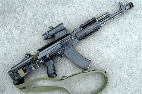 Ak 74m Assault Rifle Closeup Hd Wallpaper Rare Gallery