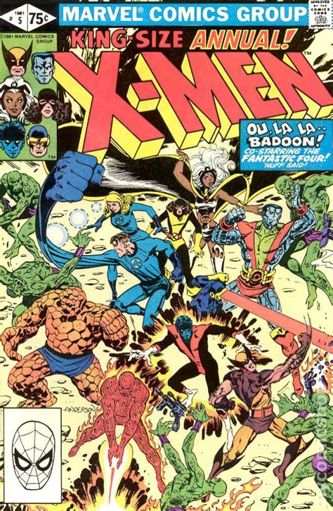 Uncanny X Men Annual 5 1981 Brent Anderson Rclassicmarvelcovers