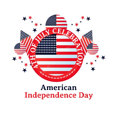 American Independent Day Vector Hd Png Images 4th Of July American