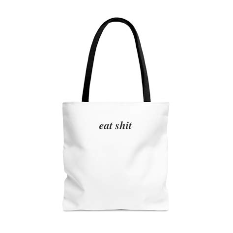Eat Shit Tote Bag Silly Tote Bag Aesthetic Tote Bag Funny Etsy