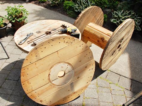 Cable Spool Patio Table Indecision And Cake