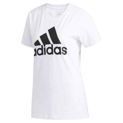 Adidas Womens Basic Badge Of Sport Training Tee In White