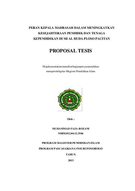 (DOC) Sampul Proposal | faza rozani - Academia.edu