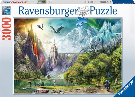 Ravensburger Puzzle 3000 Pièces Règne Des Dragons Adulte