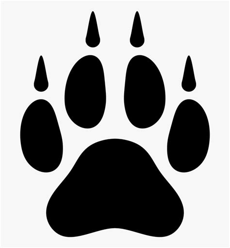 Wolf Print Png Clip Art Wolf Paw Print Transparent Png Transparent