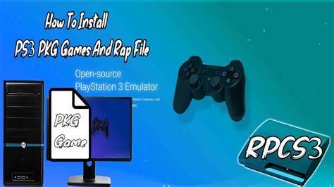 How To Install Ps3 Pkg Games And Rap File On Rpcs3 The Ps3 Emulator