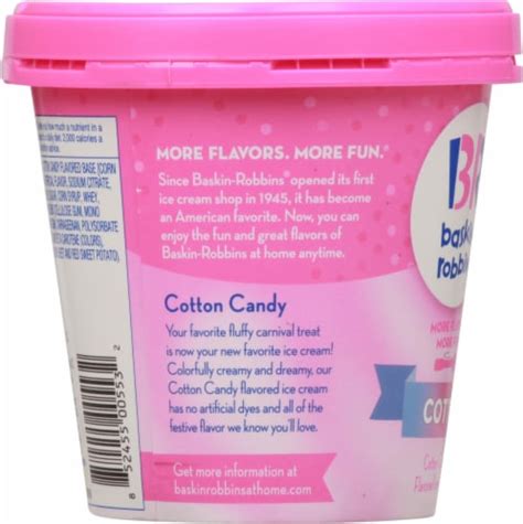 Baskin Robbins Cotton Candy Ice Cream Pint Fl Oz Food Less
