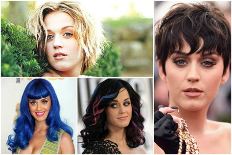 Katy Perrys Hair Color Evolution Page Six