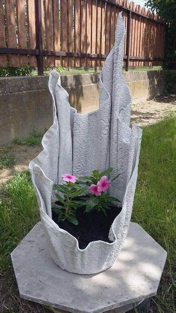 Diy Concrete Towel Planter Tutorial Decozilla