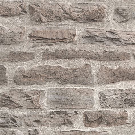 As Creation Stone Brick Pattern Wallpaper Realistic Faux