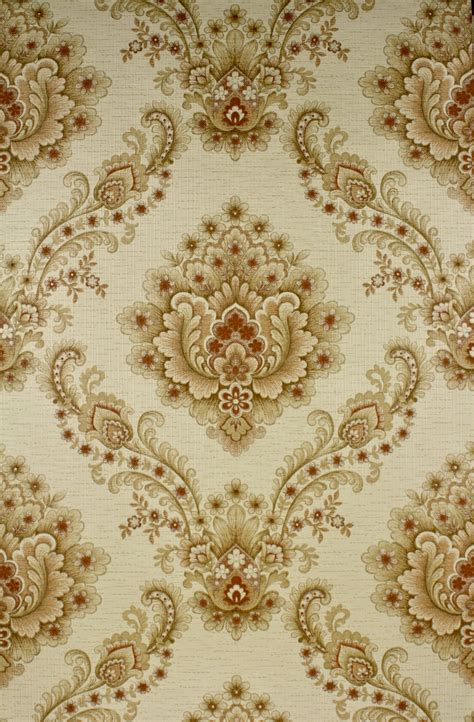 Baroque Wallpaper With Large Pattern Vintage Wallpapers