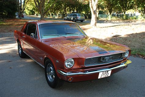 Sold Amber 1966 V8 Auto Ford Mustang Coupe Emberglo Oakwood Classics