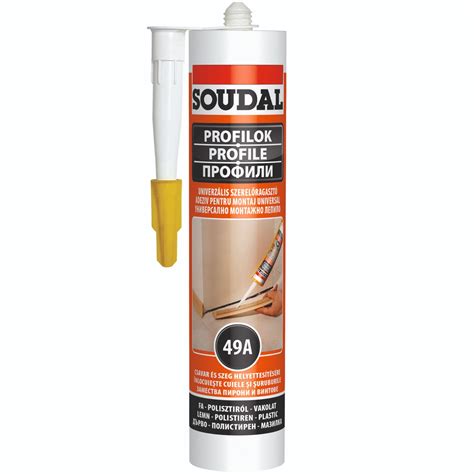 Adeziv Soudal 49A De Asamblare Si Montaj Alchidic Pentru Profile