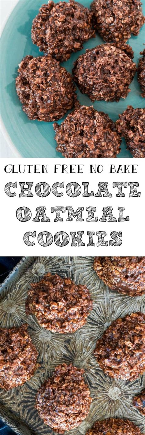 By hand, stir in rolled oats and raisins. Gluten Free No Bake Chocolate Oatmeal Cookies | Recipe ...