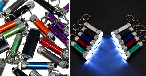 30 Pack Super Bright 3 Led Flashlight Keychains