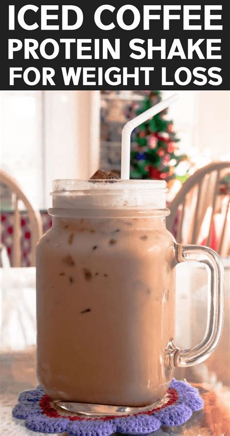 Healthy Low Carb Iced Coffee Protein Shake Recipe Iced Coffee Protein Shake Healthy Iced