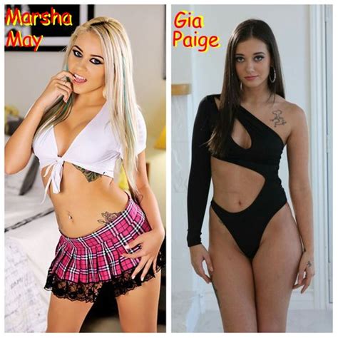 Sexy Babes Around The World K On Twitter Which Pornstar Marsha May Or Gia Paige Dont Say