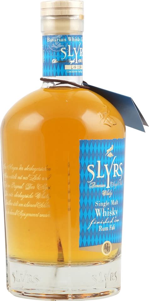 Slyrs Bavarian Single Malt Whisky Rum Finish Mit L