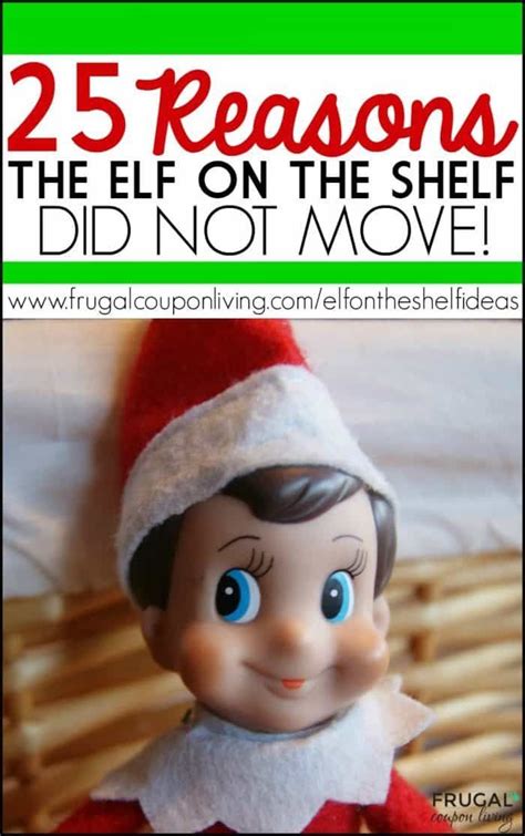 reasons the elf on the shelf didn t move in 2022 elf on the shelf christmas elf elf kit