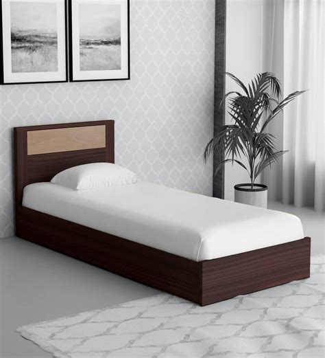 Buy Takai Single Bed In Wenge Finish By Mintwud Online Modern Single