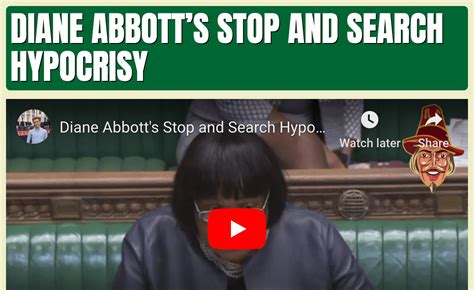 Diane Abbotts Stop And Search Hypocrisy Guido Fawkes