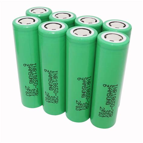 18650 Battery Li Ion 37v 2500mah Rechargeable 25r Batteries With Usb