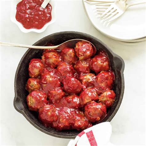 Mini Turkey Meatballs With Curried Cranberry Sauce Craving Something
