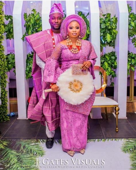 Classic Nigerian Couple Outfitsigbo Traditional Wedding