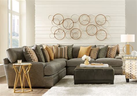 This layout encourages socializing better than most; Sectional Sofa Sets: Large & Small Sectional Couches | Living room sets furniture, Brown living ...