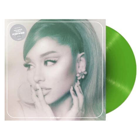 Ariana Grande Positions Exclusive Spring Green Color Vinyl Lp Record Vinceron