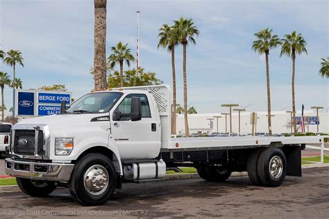 2019 Ford F 650 Xl Flatbed Truck Scelzi Flatbed Platform Body For