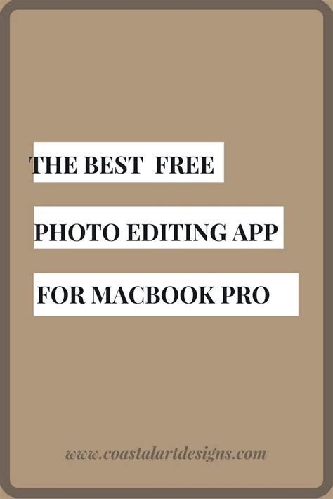 This is a free mac drawing app available at the mac. The best free photo editing app for MacBook Pro — Coastal ...