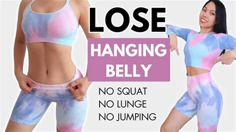 Get Rid Of Sagging Lower Belly Standing Workout Tighten Core And Mid