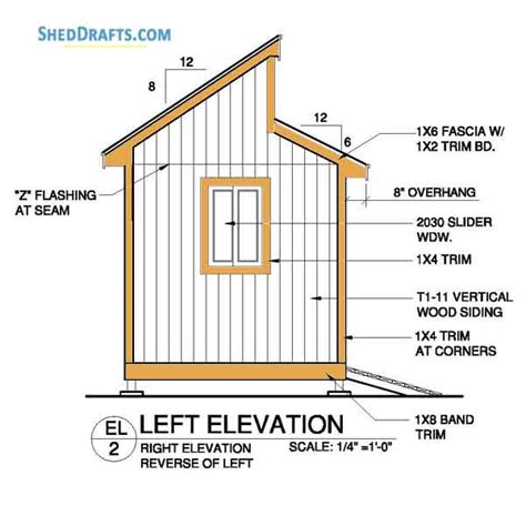 8×8 Clerestory Potting Shed Plans