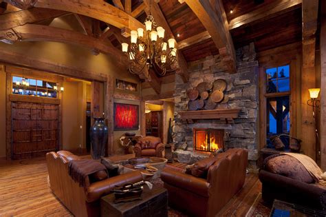 Living room fireplace arrangements by shape. 19 Stunning Rustic Living Rooms With Charming Stone Fireplace
