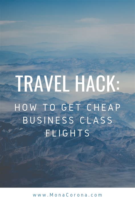 How To Find Cheap International Business Class Airfares In 4 Easy Steps A