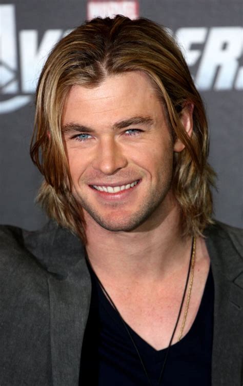 Chris Hemsworth Male Celebrities Who Have Long Hair
