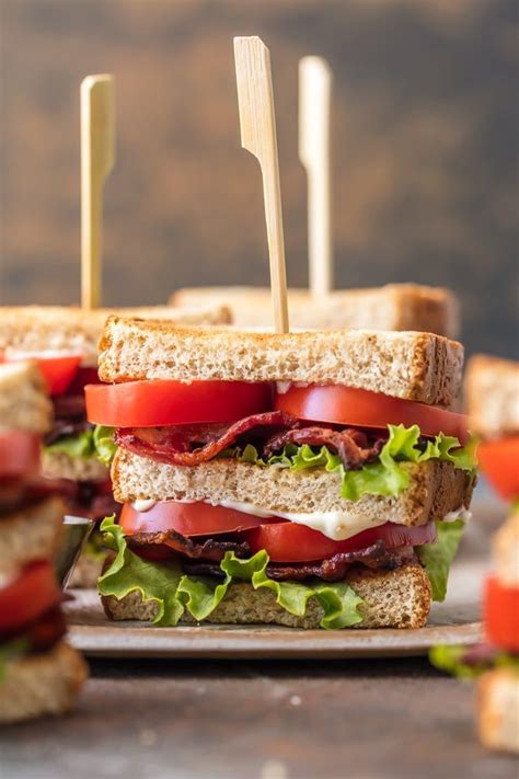 Blt Sandwich Sliders Classic Blt Recipe The Cookie Rookie Baked